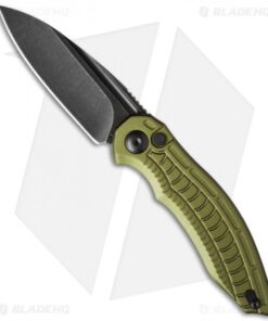 Brous Blades Bionic Automatic Knife OD Green (3" Acid Stonewash)