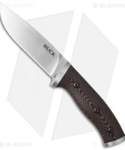Buck Selkirk Fixed Blade Knife Micarta (4.625" Satin) 0863BRS