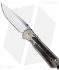 Chris Reeve Large Sebenza 21 Knife w/ CF Inlays (3.6" Polished) Exclusive
