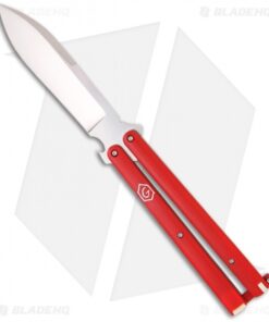 Chuck Gedraitis Knives Swiss Army Balisong #80 Butterfly Knife (4.25" Satin)