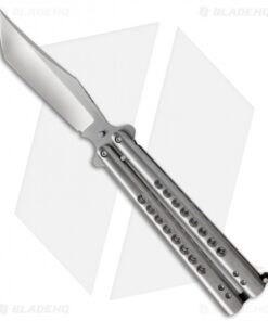 Chuck Gedraitis Custom Balisong #147 Butterfly Knife Titanium (4.25" Satin)