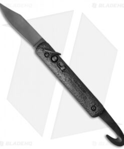 Colonial Knife Company Auto Rescue Knife w/Strap Cutter Bail (3" Black) 728B