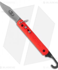 Colonial Knife Company Airborne M-724 Orange Auto w/ Bail Loop/Clip (3" Plain)