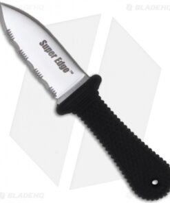 Cold Steel Super Edge Fixed Blade Neck Knife (2" Satin Serr) 42SS