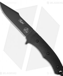Combative Edge Rebel Fixed Blade Knife Black G-10 (5" Black)