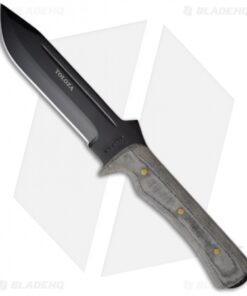 Condor Toloza Knife Fixed Blade w/ Sheath (6" Black Plain) CTK241-6HCM