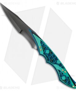 Dew Hara Custom SAN Fixed Blade Knife Green (5.25" Black) Japan