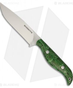 DogBite Knives All Around Knife Fixed Blade Pepper Jade Kirinite (4.25" Satin)
