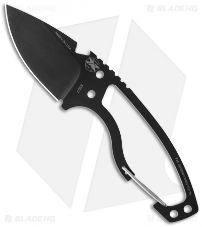 DPx Gear HEAT Hiker Fixed Blade Knife (2.5" Black) DPHTX019