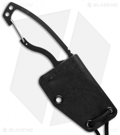 DPx Gear HEAT Hiker Fixed Blade Knife (2.5" Black) DPHTX019 - Image 2