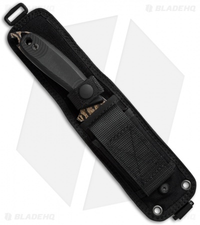 DPx HEFT 4 Fixed Blade Knife Black G-10 (4" Tiger Stripe Camo) - Image 2