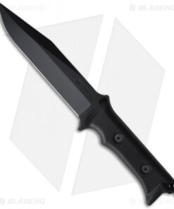 DUSTAR Knives Dimona Knife Fixed Blade (6.5" Black Plain)