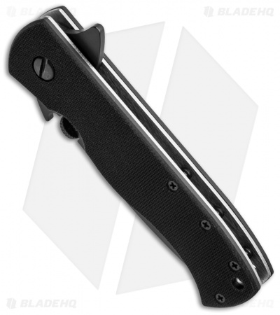 Emerson CQC-7 Flipper Tanto Knife (3.3" Black) BT - Image 2