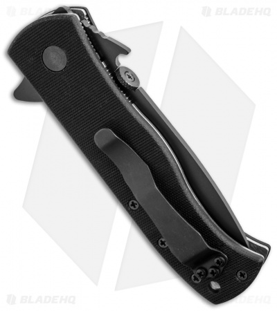 Emerson CQC-7 Flipper Tanto Knife (3.3" Black) BT - Image 3