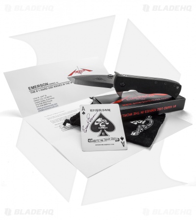 Emerson CQC-7 Flipper Tanto Knife (3.3" Black) BT - Image 4