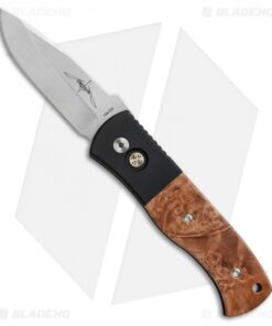Emerson Pro-Tech CQC7-A Automatic Knife Maple Burl (3.25" Stonewash)