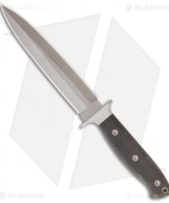 EnTrek Close Combat Knife Double-Edge Fixed Blade (7" Bead Blast Plain)