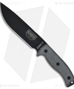 ESEE Knives ESEE-6P Knife w/ Coyote Brown Sheath (6.5" Plain)