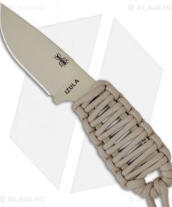 ESEE Knives Izula Desert Tan Survival Concealed Carry Knife Cord Wrapped Handle