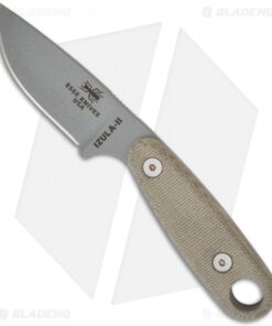 ESEE Knives Izula-II Gray Survival Concealed Carry Neck Knife w/ Sheath