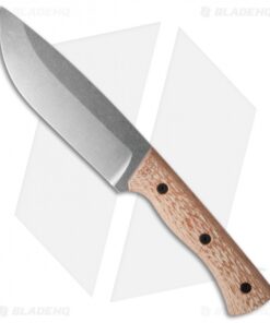 Fiddleback Forge Production Camp Knife Natural Canvas Micarta (6.5" Stonewash)