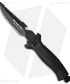 Fox Knives Tekno Military II Fixed Blade Diving Knife (4.5" Black) 641