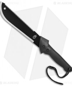 Gerber Gator Machete Jr Fixed Blade (10.75" Black Plain)