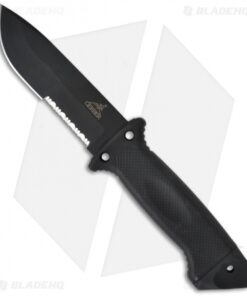 Gerber LMF II Infantry Black Fixed Blade Combat Knife (4.84" Black Serr) 1629