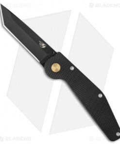 GT Knives Police Tanto Automatic Knife (3.5" Black) GT303