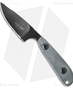 Hazen Knives Outdoorsman 1095 Series Fixed Blade Knife Micarta (3" Black)