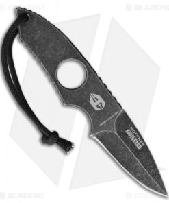 Hoffner Knives Bodyguard Fixed Blade Neck Knife (2.5" Black SW)