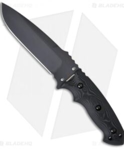 Hogue Knives EX-F01 Tactical Fixed Blade Knife Black G10 (5.5" Plain) 35179