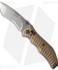 HTM Gun Hammer Radian Automatic Knife Flat Dark Earth (3.5" NG Satin Serr)