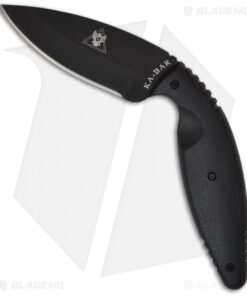 Ka-Bar Large TDI Law Enforcement Fixed Blade Knife (3.625" Black) 1482