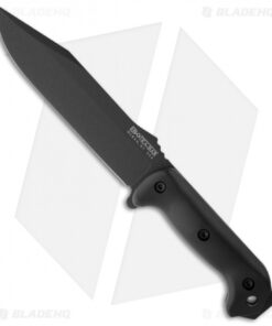 Ka-Bar Becker Combat Utility Fixed Blade Knife (7" Black Plain) BK7