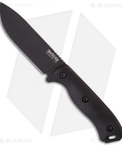 Ka-Bar Short Becker BK16 Drop Point Fixed Blade Knife (4.38" Black)