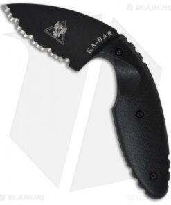 Ka-Bar Small TDI Law Enforcement Fixed Blade Knife (2.31" Black Serr) 1481