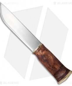 Karesuando Kniven Huggaren Fixed Blade Knife Curly Birch (7.125" Satin)
