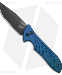 Kershaw Emerson Launch 5 Automatic Knife Blue Aluminum (3.4" Black) 7600BLUBLK