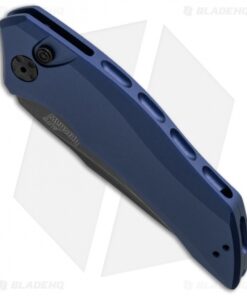 Alternative view of Kershaw Launch 1 Automatic Knife Blue Aluminum (3.4" BlackWash) 7100BLUBW