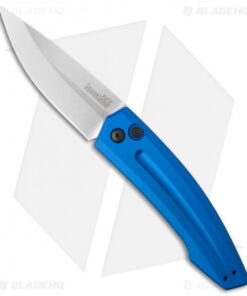 Kershaw Launch 2 Automatic Knife Blue Aluminum (3.4" Stonewash) 7200BLUSW