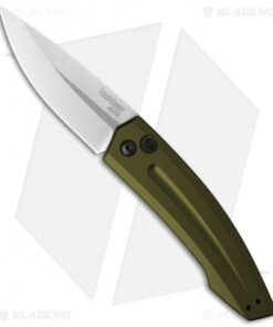 Kershaw Launch 2 Automatic Knife OD Green Aluminum (3.4" Stonewash) 7200SWOL