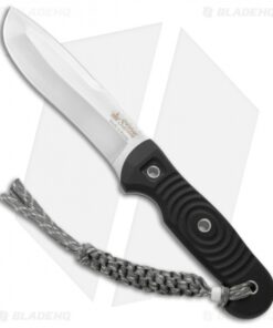 Kizlyar Supreme Knives Vendetta Fixed Blade Knife Black G10 (5.25" Satin) KK0221