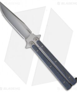Les Voorhies Custom Knives Model 1 Balisong Butterfly Knife w/ Titanium Scales