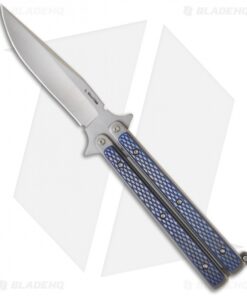 Les Voorhies Custom Knives Model 1 Balisong Butterfly Knife w/ Titanium Scales 2