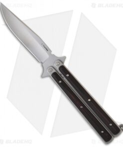 Les Voorhies Custom Knives Model 1 Balisong Butterfly Knife Red / Black G-10