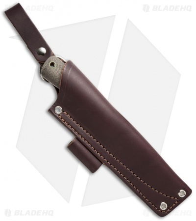 LT Wright Knives Gary Wines Bushcrafter Knife Micarta (4.5" Satin) - Image 2