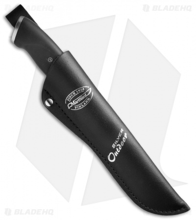 Marttiini Silver Carbinox Fixed Blade Knife Black (3.375" Polish) - Image 2