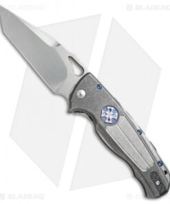 Diskin Wheel Release Custom D/A Automatic Knife Gray Titanium (3.625" Satin)