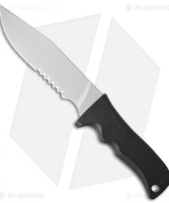 Maxpedition Large Short Clip Point Knife (6.25" Bead Blast Serr) LSCP2